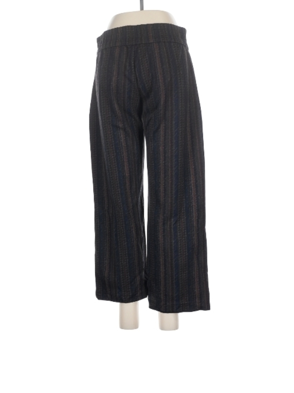 Liverpool Black Pants with Brown and Navy Pattern